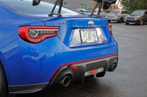 Scion FRS Tow Hook Kit - Rear - Perrin Performance - Red - `13-`20